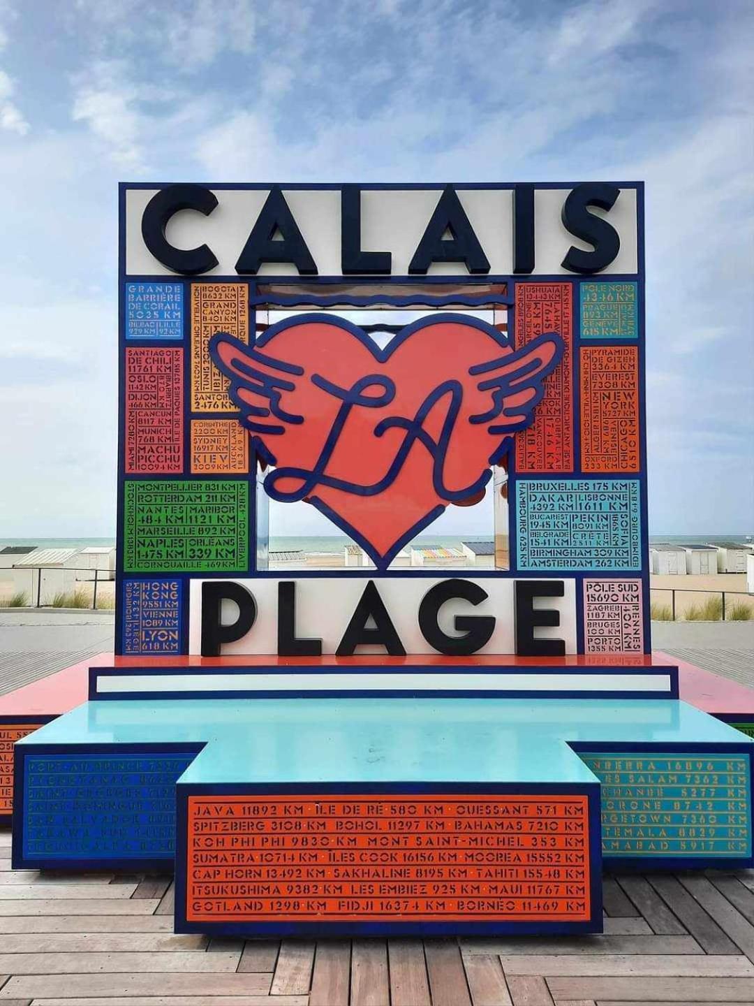 Calais Plage-Gare Appartement Elegant Tout Equipe Buitenkant foto