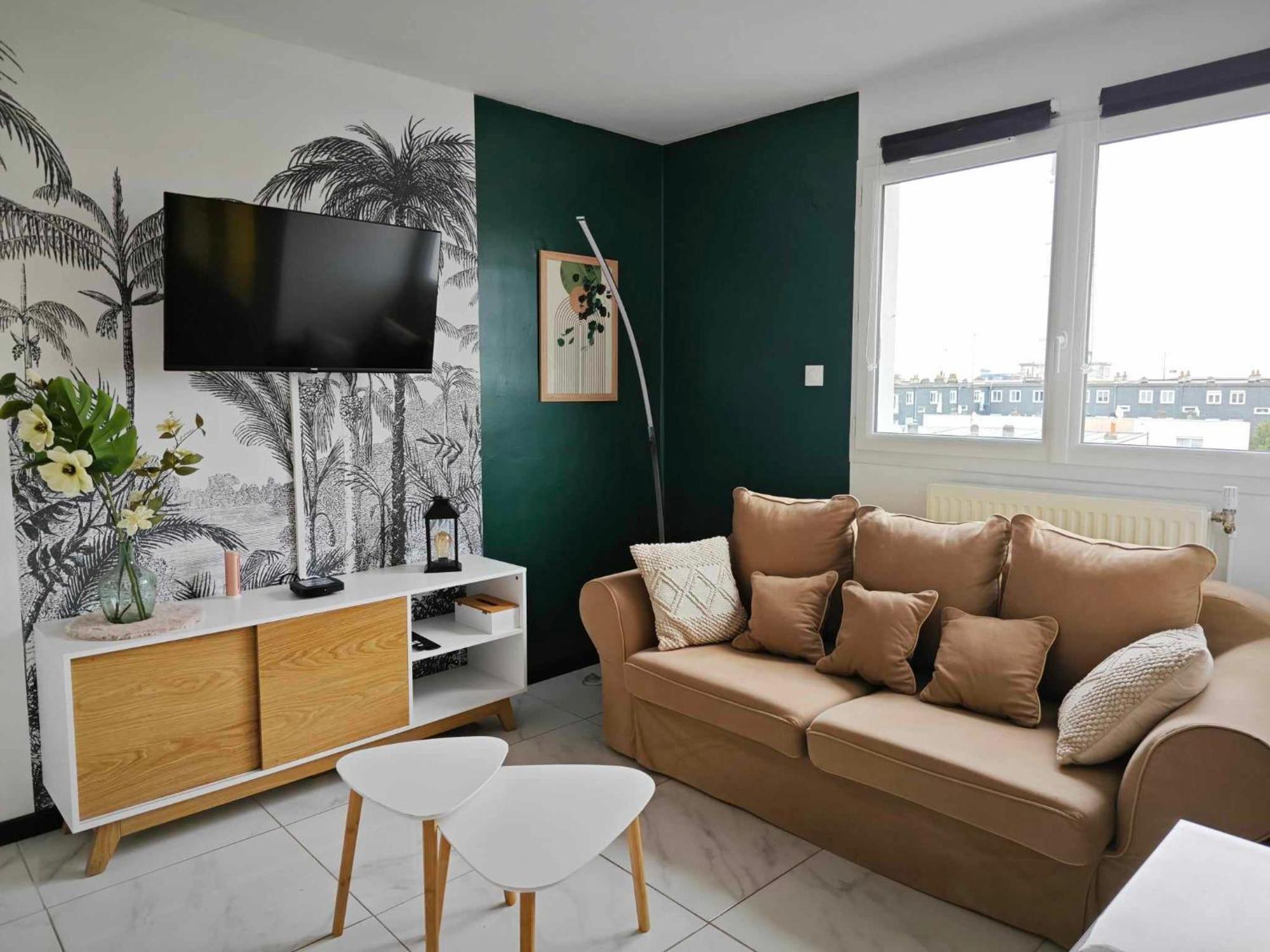 Calais Plage-Gare Appartement Elegant Tout Equipe Buitenkant foto